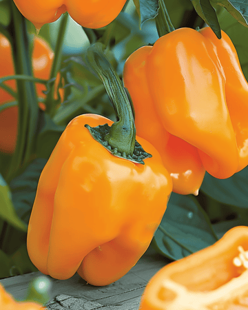 Sementes de pimento doce Orange Horizon (Capsicum annuum) – legume anual