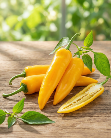 Pimento doce Palladio F1 fruto amarelo (Capsicum annuum) – sementes de legume anual da SeedsChoice