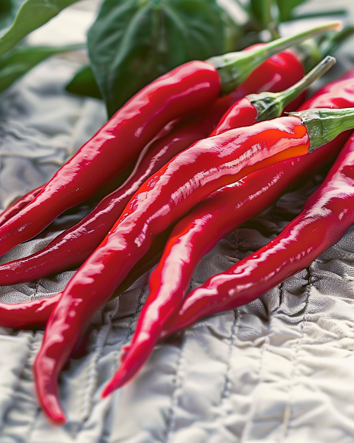 Sementes de pimenta Cayenne Long Slim Red (Capsicum annuum) – hortícola anual