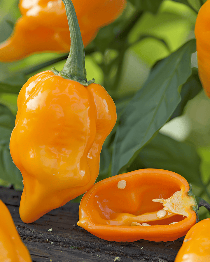 Sementes de pimento Habanero Orange (Capsicum chinense) – hortaliça anual