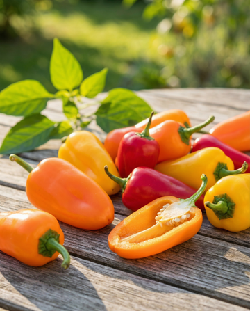 Sementes de pimento doce para petiscar Mix (Capsicum annuum) – vegetal anual da SeedsChoice