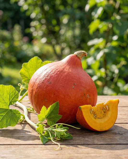 Semillas de calabaza Uchiki Kuri Red (Cucurbita maxima) – vegetal anual de SeedsChoice