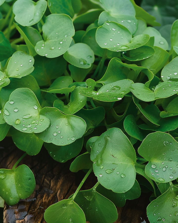 Sementes de Portulaca de Inverno para Folhas (Claytonia perfoliata) – hortícola anual