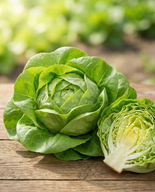 Alface Milan (Lactuca sativa) – sementes de legume anual da SeedsChoice