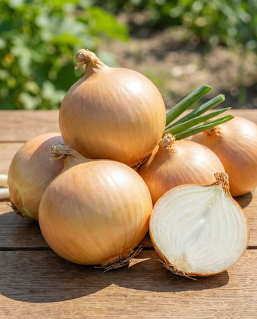 Cebola Gigante Ailsa Craig (Allium cepa) – sementes de hortaliça anual da SeedsChoice