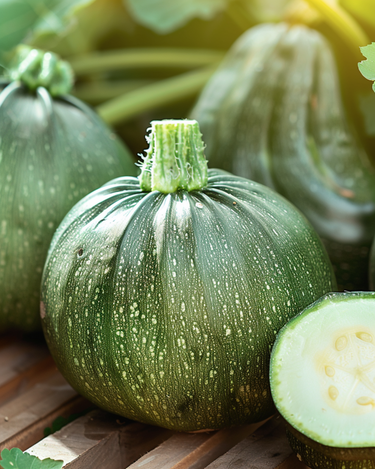 Sementes de Zucchini Di Nizza – abóbora de verão (Cucurbita pepo) – anual
