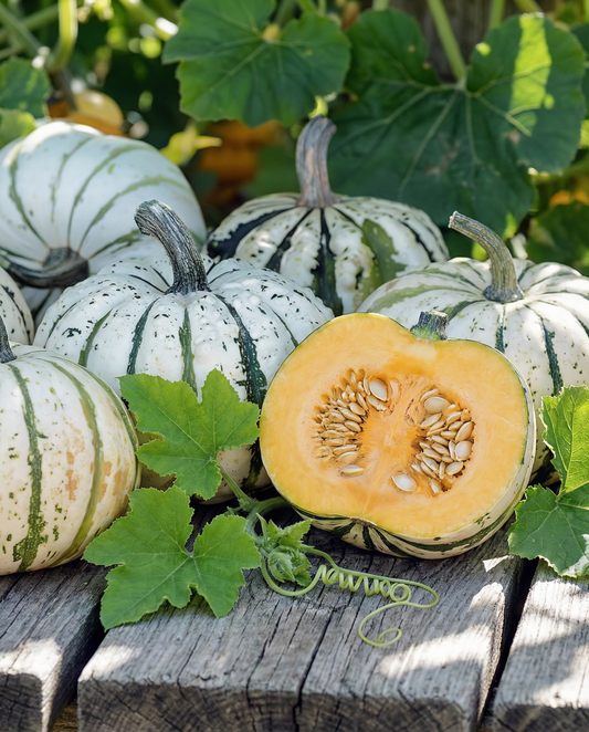 Semillas de calabaza Sweet Dumpling (Cucurbita pepo) – verdura anual de SeedsChoice
