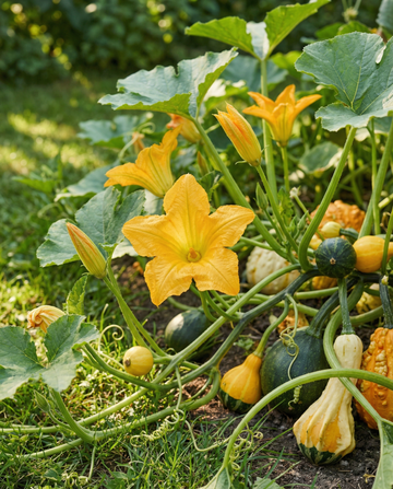 Sementes de abóbora ornamental Large Small Fruits (Cucurbita pepo) – mistura anual da SeedsChoice