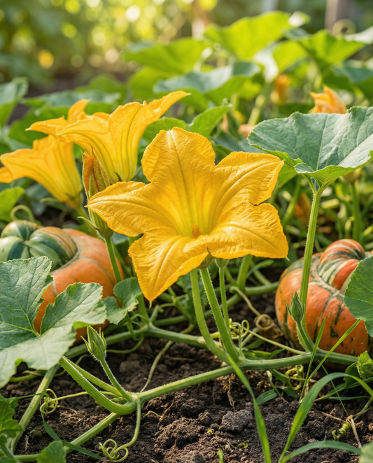 Calabaza ornamental Turbante Turco (Cucurbita maxima) – semillas anuales de SeedsChoice
