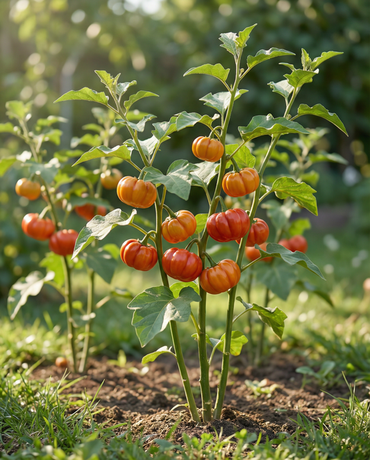Semillas de Pumpkin On A Stick (Solanum aethiopicum) – hortaliza anual de SeedsChoice