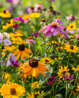 Sementes de Mix de Flores Indígenas Anuais e Perenes 250g Flores Nativas dos Países Baixos