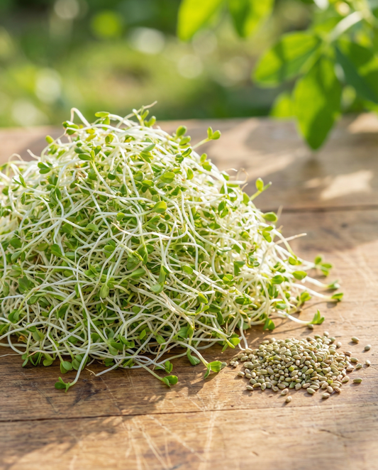 Alfafa para Germinar 250g Legumes (Medicago sativa) – sementes biológicas para germinar da SeedsChoice