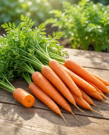 Cenoura Nantes de Verão Embalagem 25g (Daucus carota) – sementes de hortícola da SeedsChoice