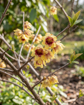 Sementes de quimonanto Chimonanthus praecox arbusto florido de inverno