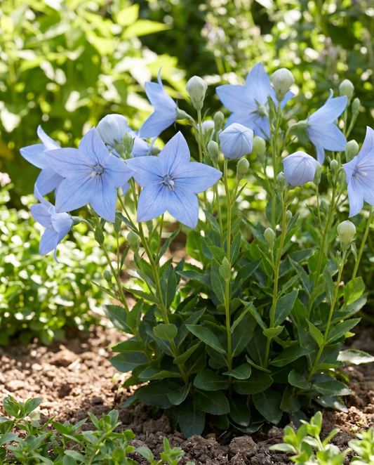 Flor globo (Platycodon grandiflorus) – semillas de flor perenne de SeedsChoice