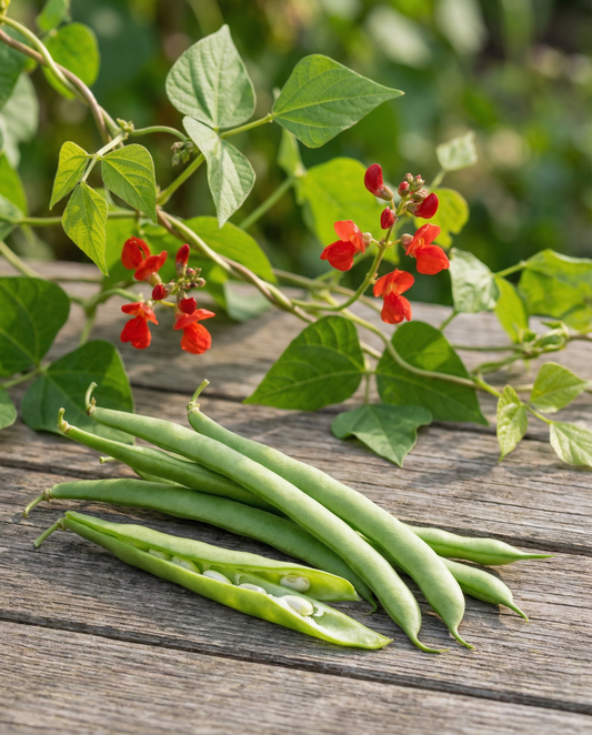 Feijão-verde trepador Streamline 100g (Phaseolus coccineus) – sementes de hortícola anual da SeedsChoice