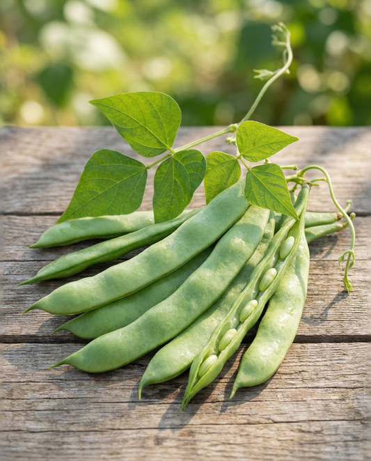 Feijão-verde trepador Helda 100g (Phaseolus vulgaris) – sementes de trepadeira anual da SeedsChoice
