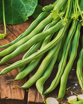 Sementes de Feijão-verde Trepador Rakker Phaseolus Vulgaris Variedade Anual 100g