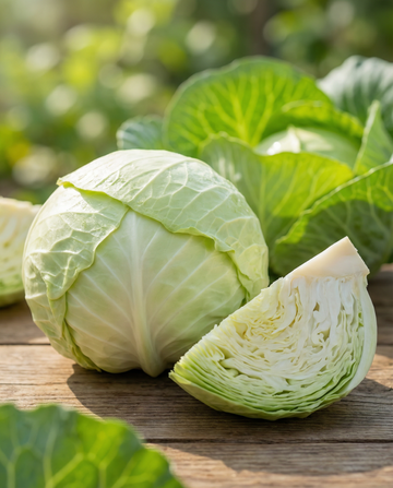 Sementes de couve-repolho branca plana Spring Salute F1 (Brassica oleracea) – vegetal anual