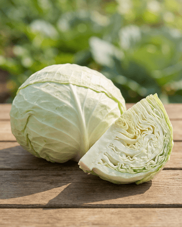 Couve branca chata Spring Salute F1 (Brassica oleracea) – sementes de hortaliça anual da SeedsChoice