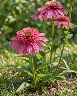 Sementes de Equinácea Paradiso Super Duper Echinacea purpurea Perene Amigas dos Polinizadores