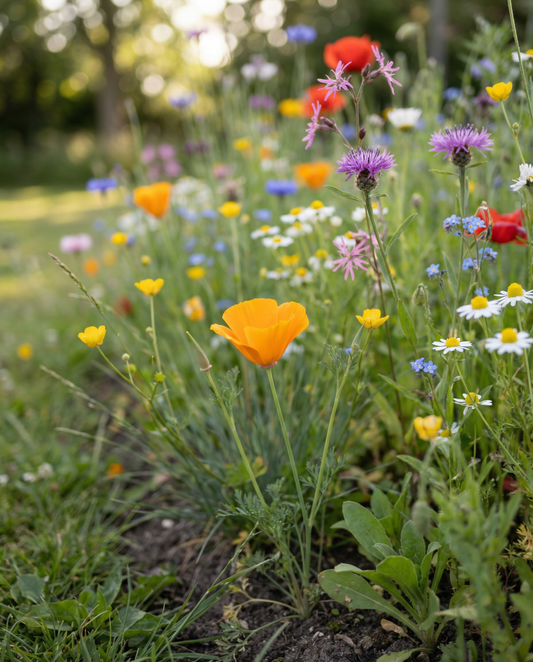 For Grass Borders Mix Embalagem 15 M2 – sementes de ervas anuais da SeedsChoice
