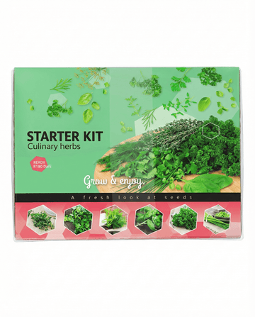 Semillas del set iniciador culinario con 6 variedades – kit de cultivo de SeedsChoice