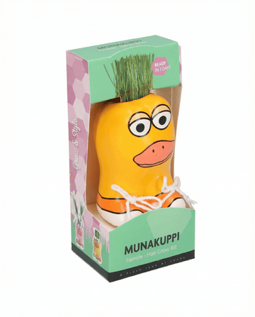 Lolium multiflorum – Italian Ryegrass Grass Duck Figure cultivado desde semilla