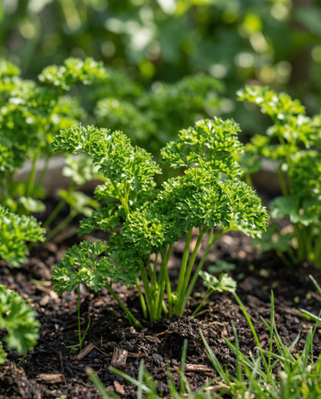 Sementes em Fita de Salsa Moss Curled (Petroselinum crispum) – fita de sementes anual