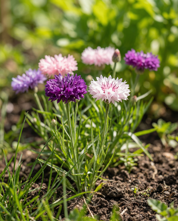 Fita de Sementeira de Centaurea cyanus Flores Duplas Mistas 7,5 m – fita de sementes anual da SeedsChoice