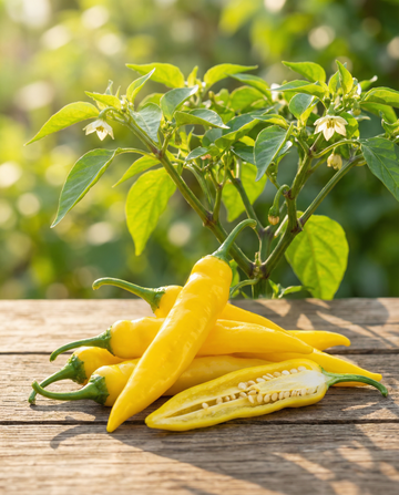 Sementes de pimento Hot Lemon Drop (Capsicum baccatum) – hortaliça