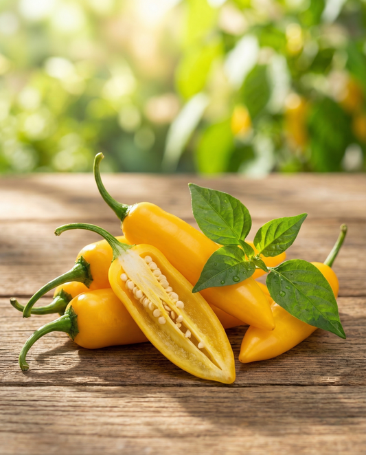 Pimento Madame Jeanette (Capsicum chinense) – sementes de vegetal anual da SeedsChoice