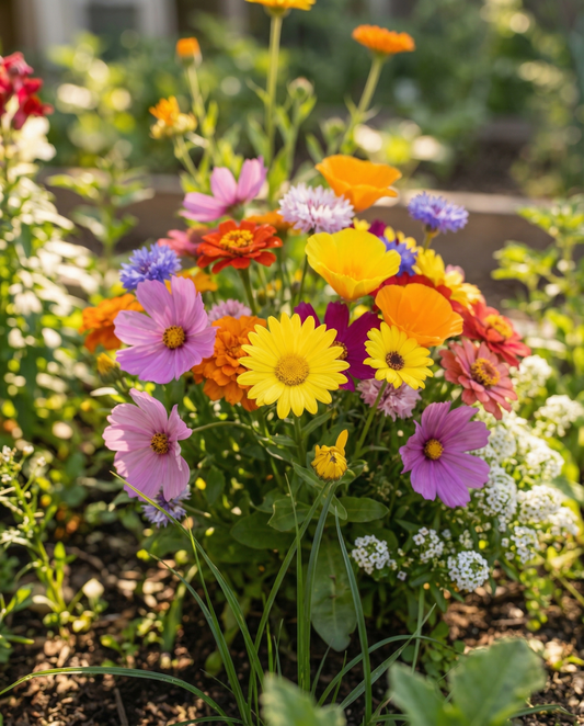 Sementes de Mistura de Verão Caixa Polvilhadora para 15 m² – sementes de flores anuais da SeedsChoice