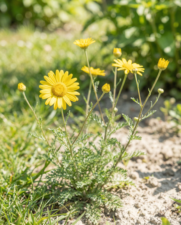 Camomila-amarela (Anthemis tinctoria) – sementes de flor bienal da SeedsChoice