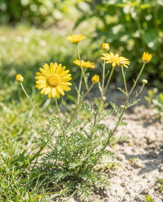Camomila-amarela (Anthemis tinctoria) – sementes de flor bienal da SeedsChoice
