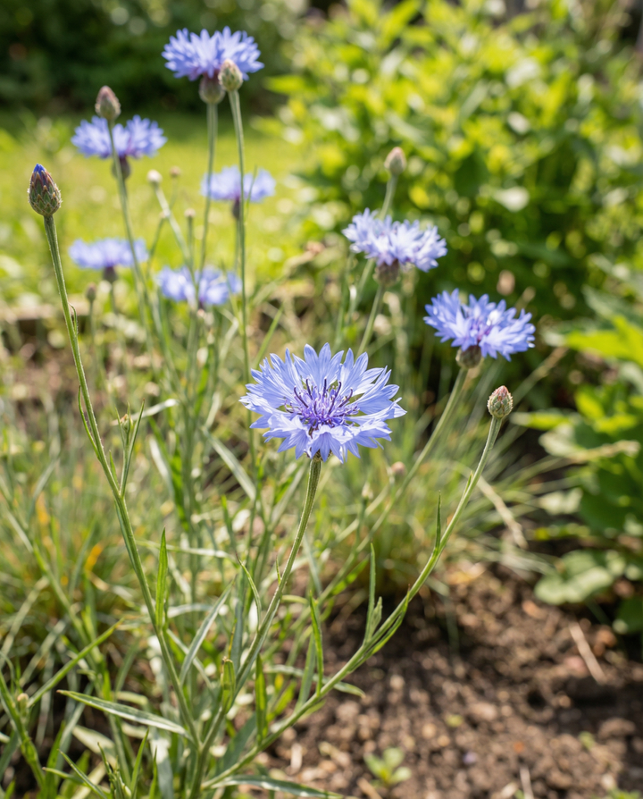 Sementes de mistura de centáurea para pleno sol (Centaurea cyanus) – flor anual
