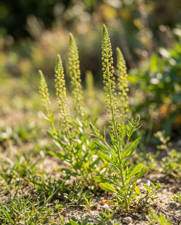 Sementes de reseda (Reseda luteola) – flor bienal em mistura