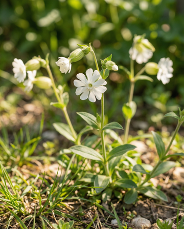 Sementes de silene-branca (Silene latifolia) – flor perene