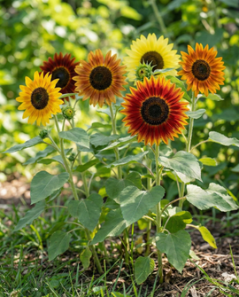 Sementes de girassol ornamental Helianthus Annuus mistura anual multicolor