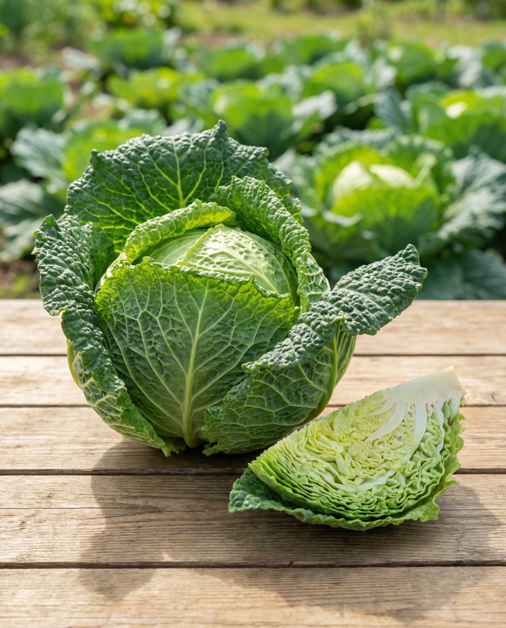 Sementes de couve-lombarda Vertus 3 (Brassica oleracea) – hortaliça anual