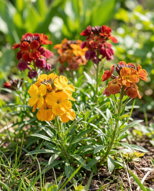 Goiveiro Tom Thumb Mixed (Erysimum cheiri) – sementes de flor bienal da SeedsChoice