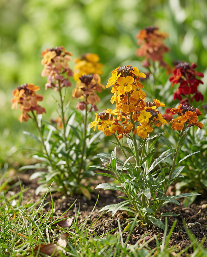 Sementes de Goiveiro Tom Thumb Mixed (Erysimum cheiri) – flor bienal