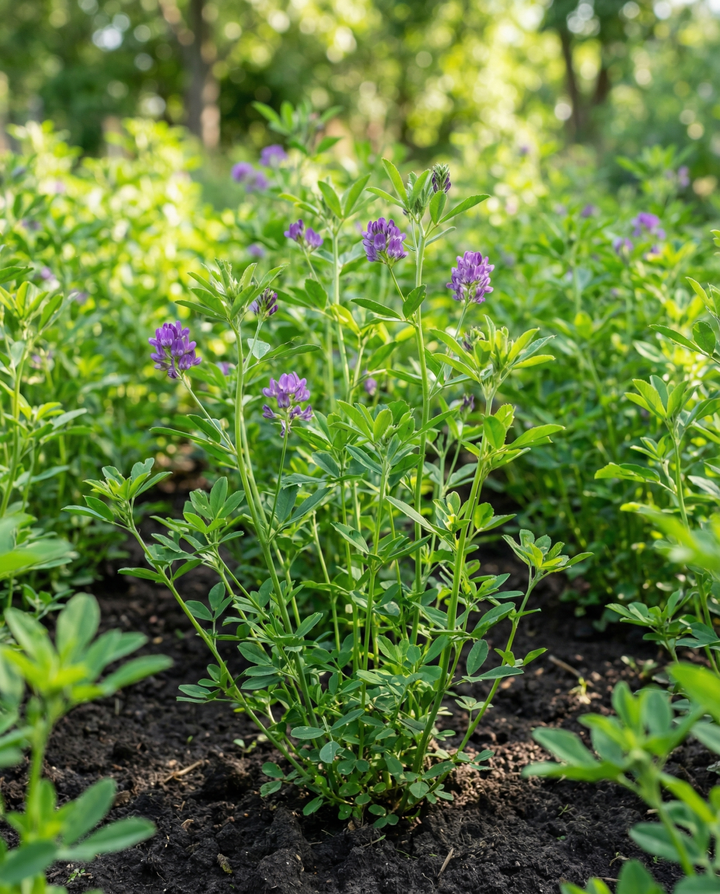 Sementes de Lucerne Clover Green Manure 200g (Medicago sativa) – adubo verde anual