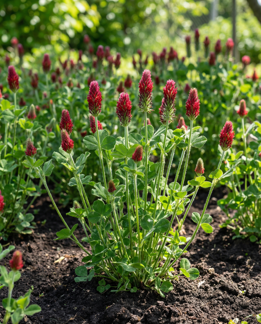 Trevo Encarnado Adubo Verde 200g (Trifolium incarnatum) – sementes anuais de adubo verde da SeedsChoice