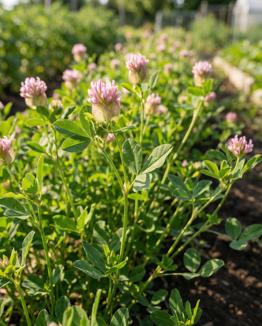 Trevo-persa Adubo Verde 200g (Trifolium resupinatum) – sementes de adubo verde anual da SeedsChoice